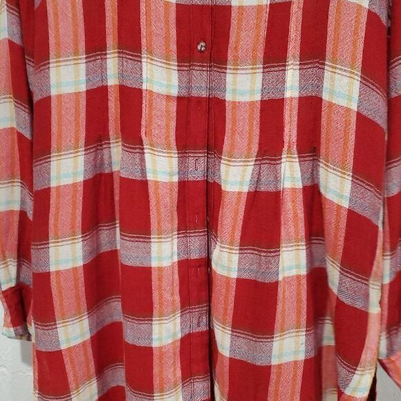 Anthropologie Akemi + Kin Plaid Tunic Top or Mini Dress Size S - Picture 8 of 14